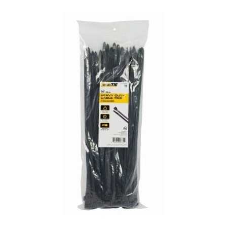Ecm Industries 100Pk 14" Blk Hd Tie CT14-120100UVB